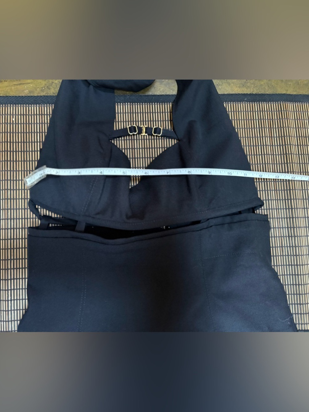 Jacquemus Black Backless Cutout Halter Dress - Picture 11 of 11